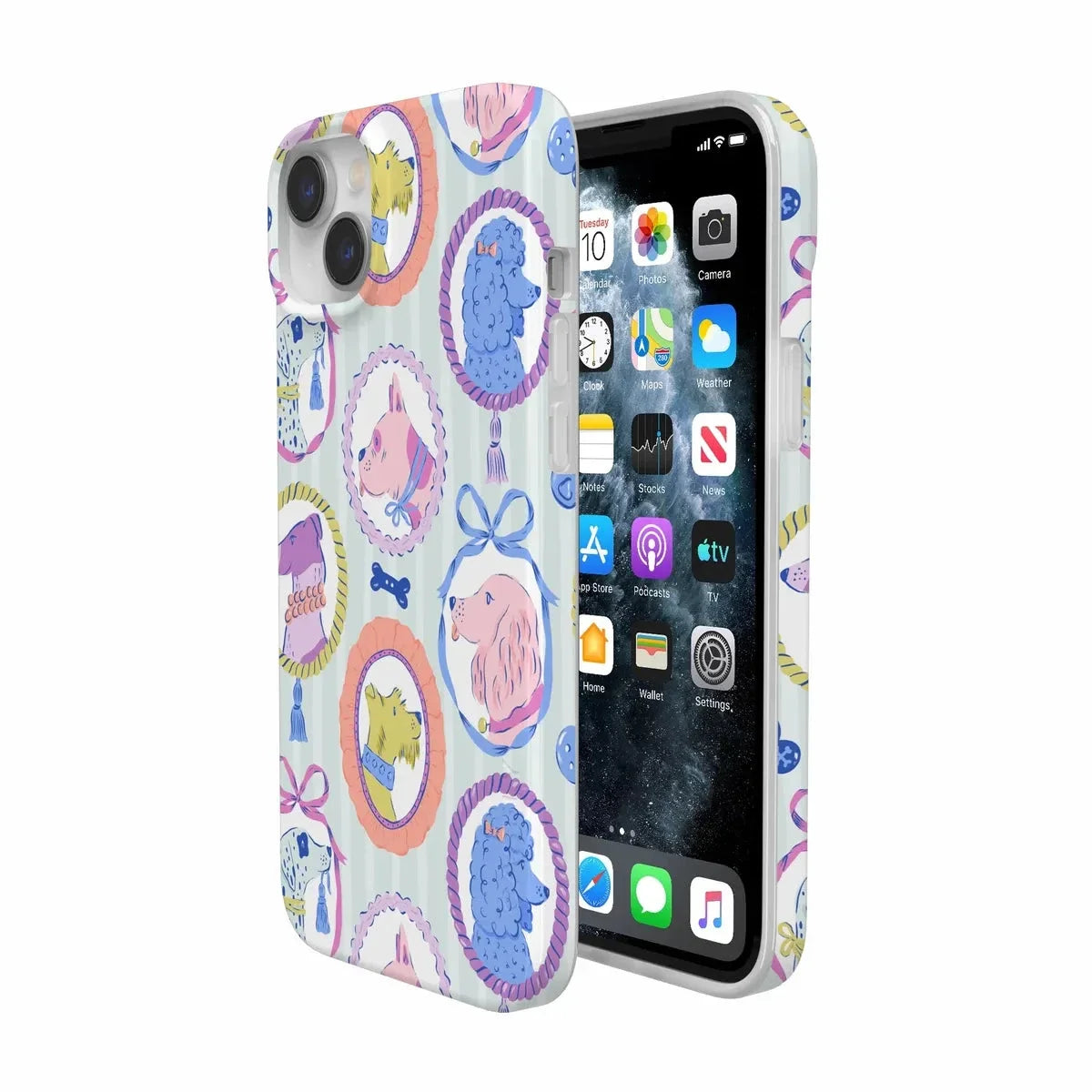 Chateau Pups | French Dog Case Phone Case get.casely