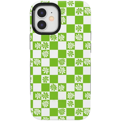 Check Mate | Daisy Checkerboard Floral Case iPhone Case get.casely Bold + MagSafe® iPhone 12