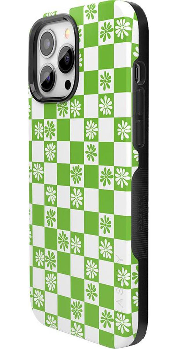 Check Mate | Daisy Checkerboard Floral Case iPhone Case get.casely