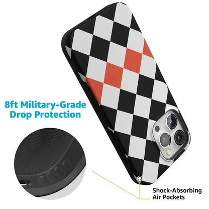 Checkerboard | High Contrast Design Case Phone Case Casetry