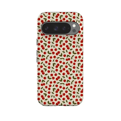 Cherry on Top | Red Cherries Case iPhone Case get.casely Essential + MagSafe® Google Pixel 10 Pro