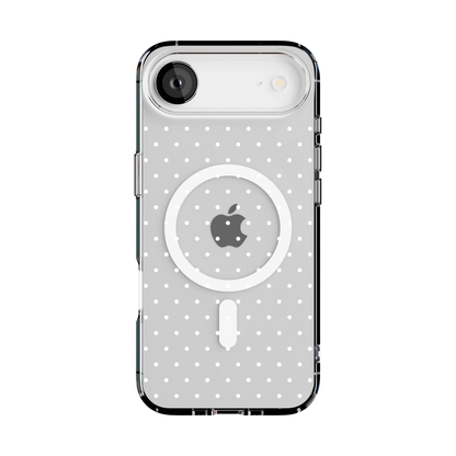 On the Dot | White Polka Dot Case