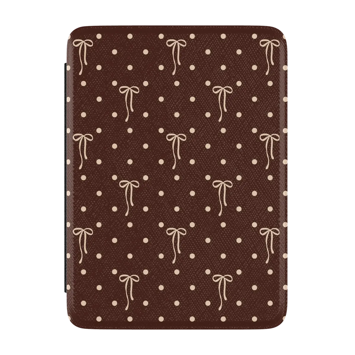 Teddy Bows | Brown Polka Dot Kindle Case | Casely