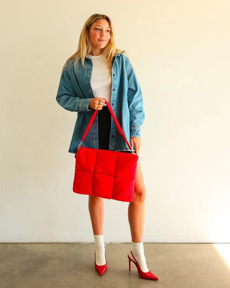 Cloud Carryall | Cherry Laptop Bag get.casely