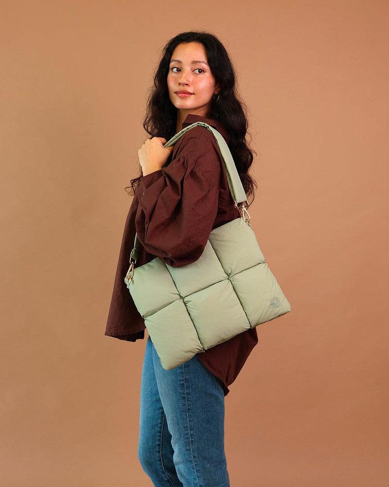 Cloud Carryall | Sage Laptop Bag get.casely
