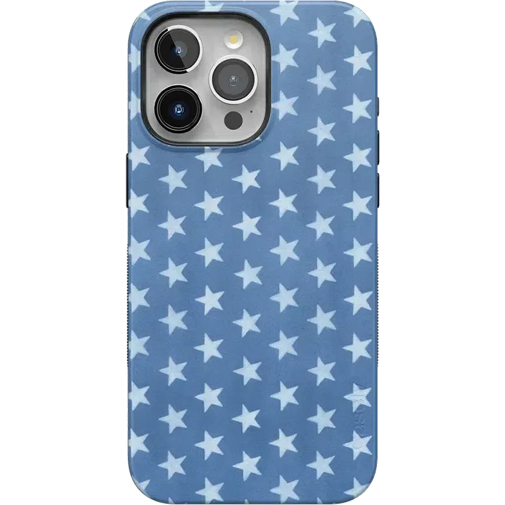 Coastal Blues | Denim Stars Case Phone Case Casetry Bold Flex + MagSafe® iPhone 15 Pro Max