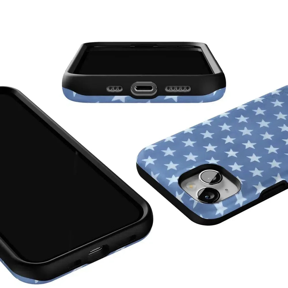 Coastal Blues | Denim Stars Case Phone Case Casetry