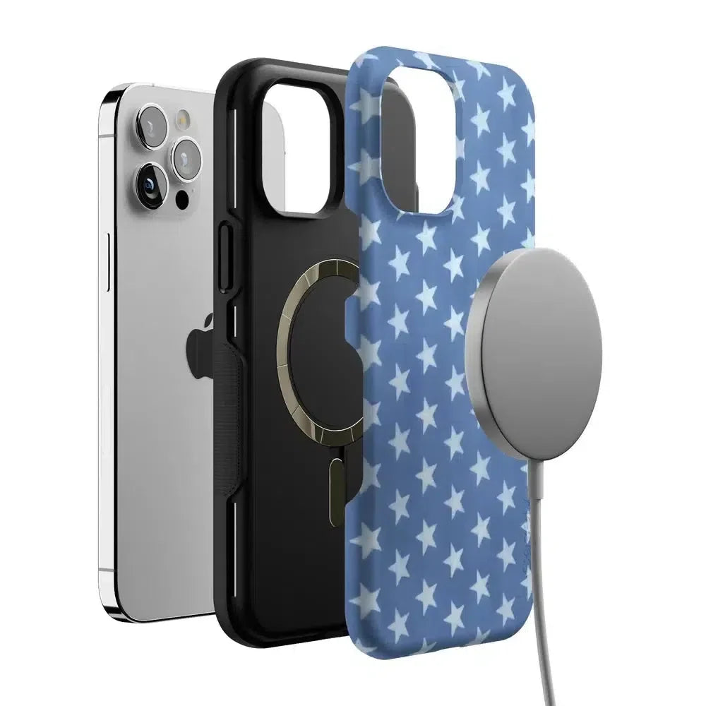 Coastal Blues | Denim Stars Case Phone Case Casetry