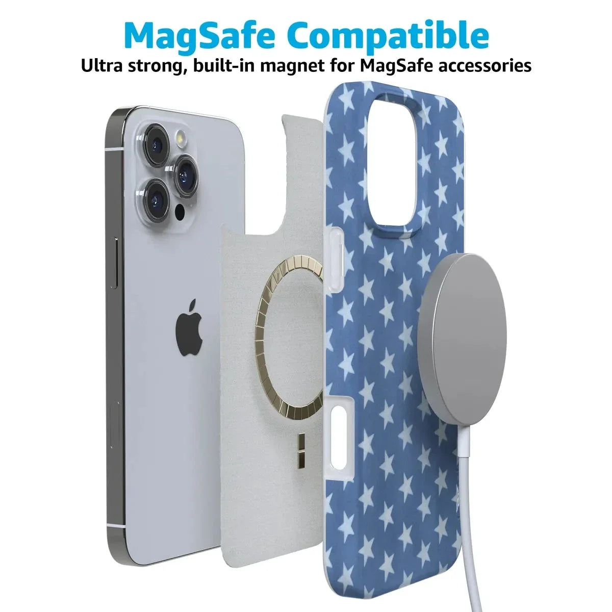 Coastal Blues | Denim Stars Case Phone Case Casetry