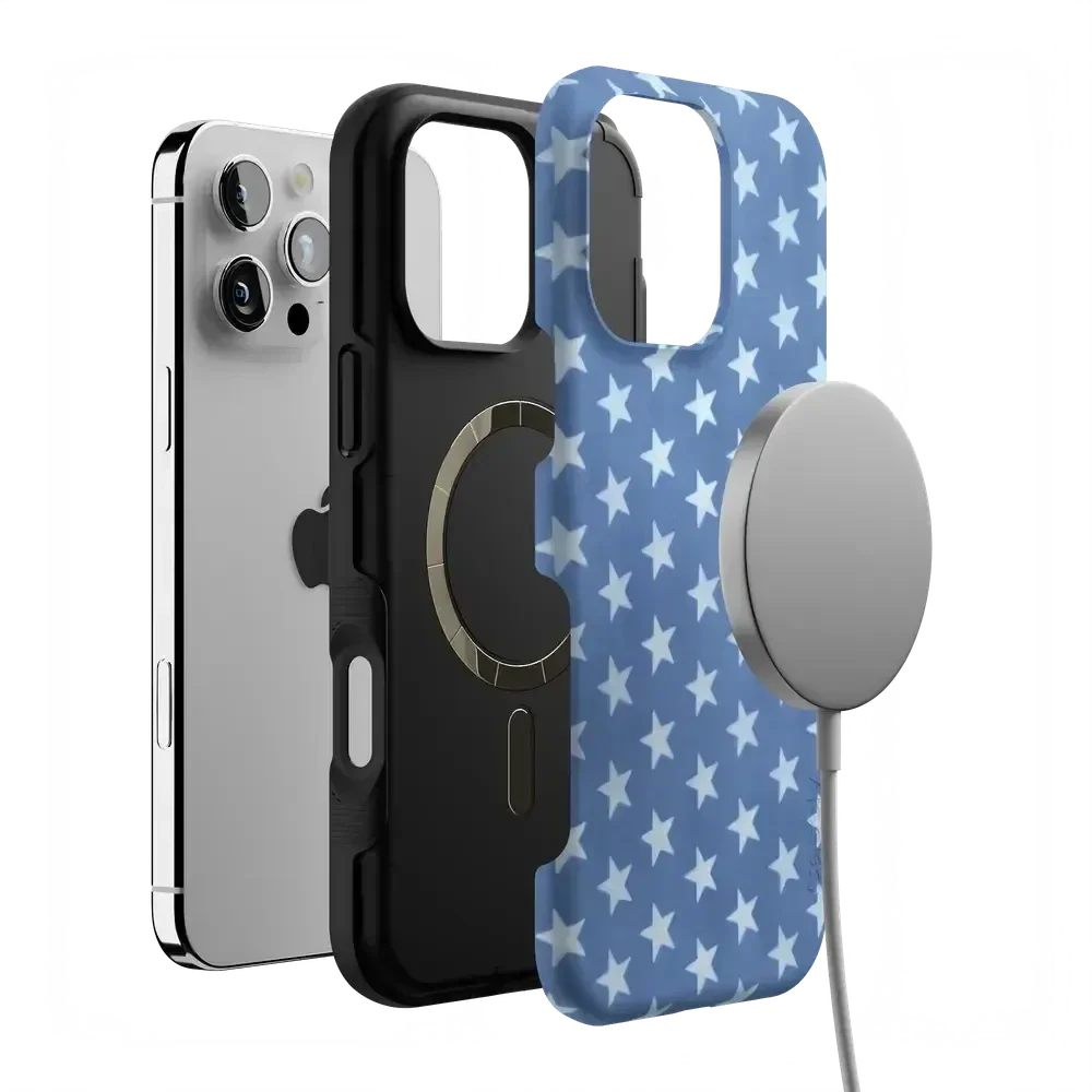 Coastal Blues | Denim Stars Case Phone Case Casetry