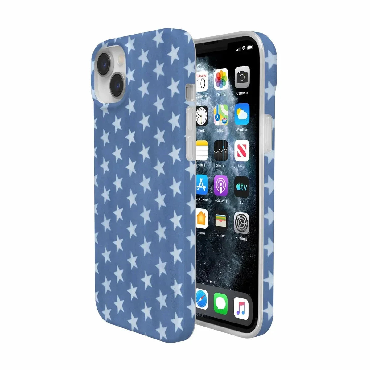 Coastal Blues | Denim Stars Case Phone Case Casetry