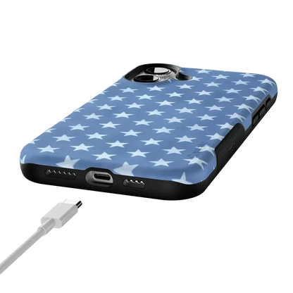 Coastal Blues | Denim Stars Case Phone Case Casetry