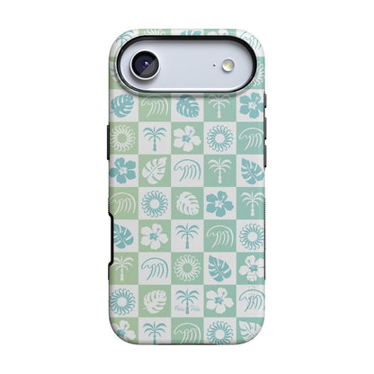Coastal Checkers | Pura Vida Case iPhone Case get.casely Bold + MagSafe® iPhone 17 Air