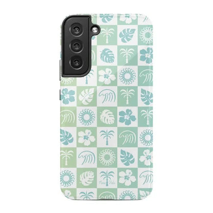Coastal Checkers | Pura Vida Case iPhone Case get.casely Essential Galaxy S22 Plus