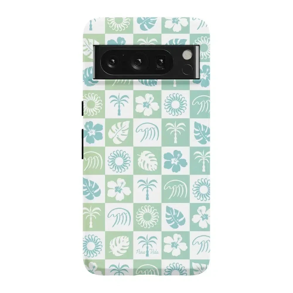 Coastal Checkers | Pura Vida Case iPhone Case get.casely Essential Google Pixel 8 Pro