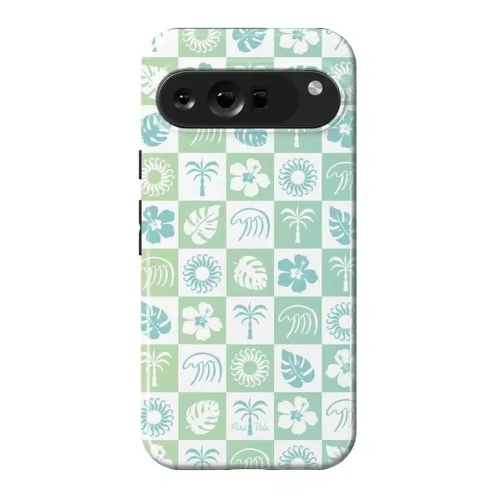 Coastal Checkers | Pura Vida Case iPhone Case get.casely Essential Google Pixel 9