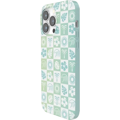 Coastal Checkers | Pura Vida Case iPhone Case get.casely