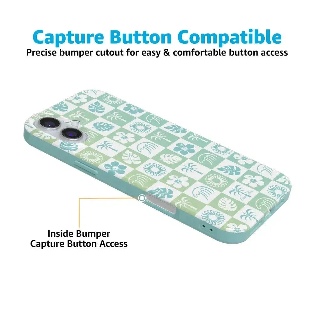 Coastal Checkers | Pura Vida Case iPhone Case get.casely