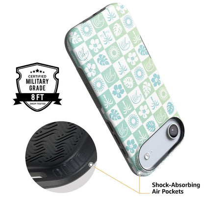 Coastal Checkers | Pura Vida Case iPhone Case get.casely