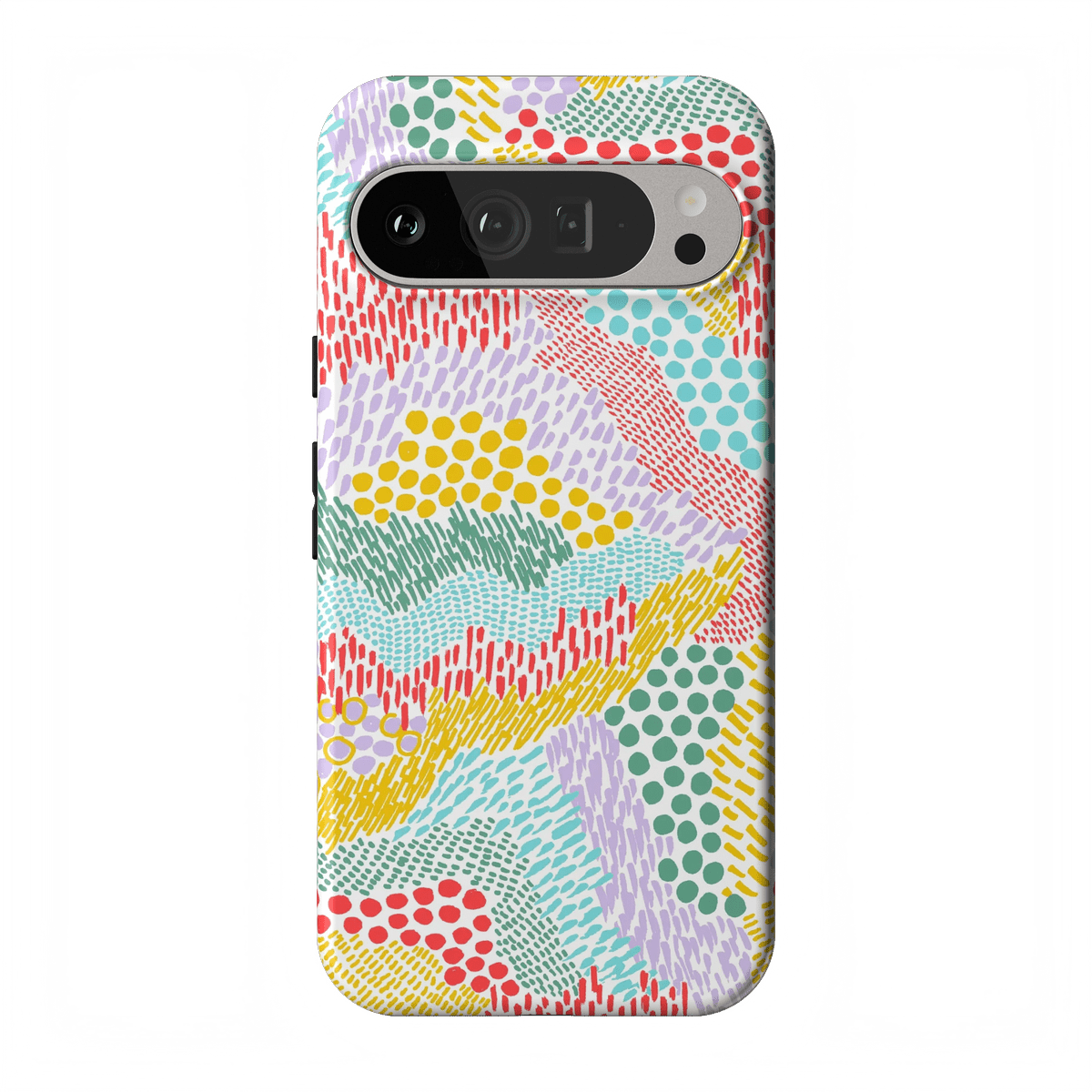 Color Me Happy | Pattern Colorblock Case iPhone Case get.casely