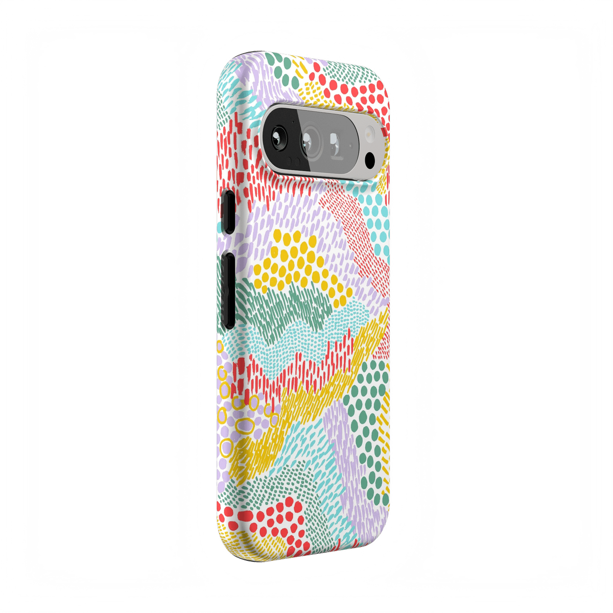 Color Me Happy | Pattern Colorblock Case iPhone Case get.casely