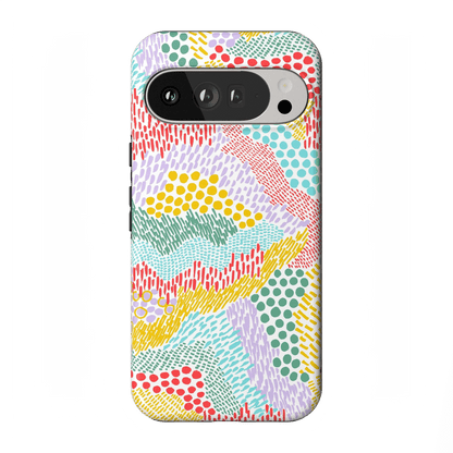 Color Me Happy | Pattern Colorblock Case iPhone Case get.casely