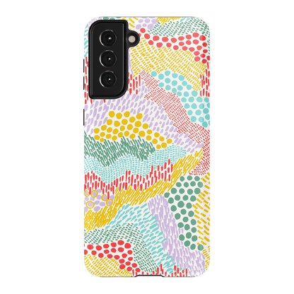 Color Me Happy | Pattern Colorblock Case iPhone Case get.casely