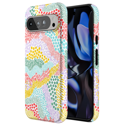 Color Me Happy | Pattern Colorblock Case iPhone Case get.casely