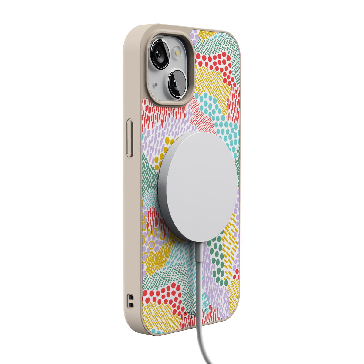 Color Me Happy | Pattern Colorblock Case iPhone Case get.casely