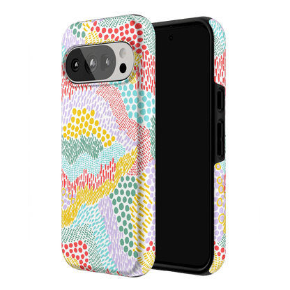 Color Me Happy | Pattern Colorblock Case iPhone Case get.casely