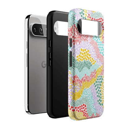 Color Me Happy | Pattern Colorblock Case iPhone Case get.casely