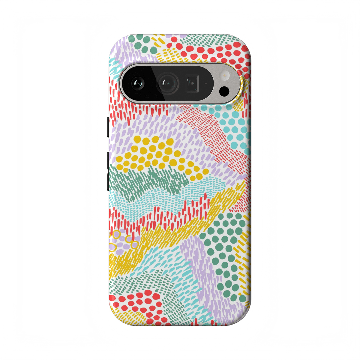 Color Me Happy | Pattern Colorblock Case iPhone Case get.casely