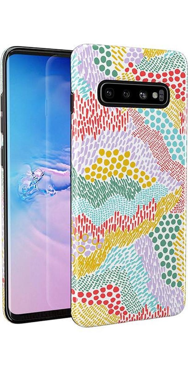 Color Me Happy | Pattern Colorblock Samsung Case Samsung Case get.casely