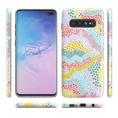 Color Me Happy | Pattern Colorblock Samsung Case Samsung Case get.casely