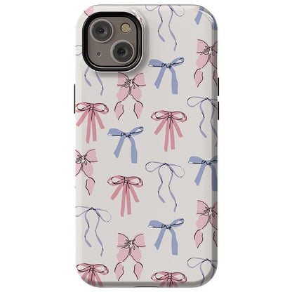 The Valentine's Collection | Pastel Bows Case Phone Case Casetry Essential + MagSafe® iPhone 15 Plus