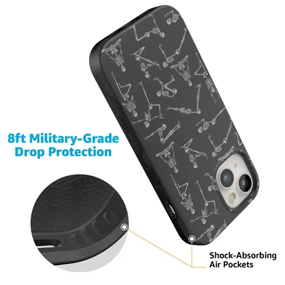 Corpse Pose | Skeleton Yoga Case Phone Case Casetry