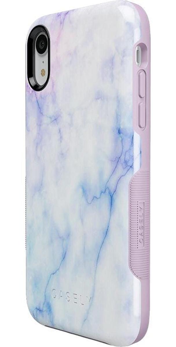 Cotton Candy | Blue & Purple Marble Case iPhone Case get.casely