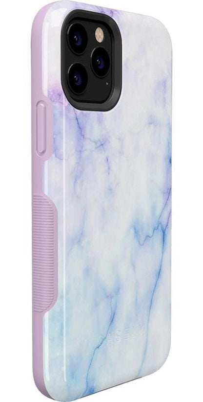 Cotton Candy | Blue & Purple Marble Case iPhone Case get.casely