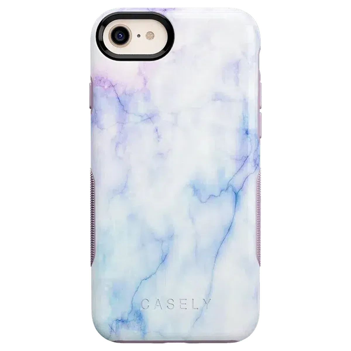 Cotton Candy | Blue & Purple Marble Case iPhone Case get.casely