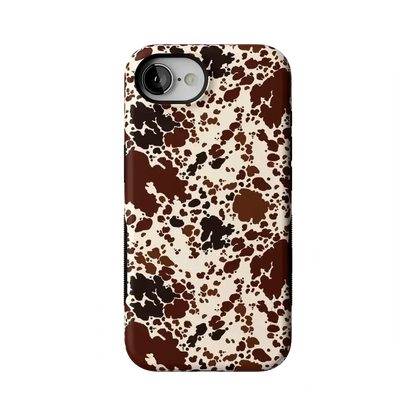 Cowgirl Envy | Cow Print Case iPhone Case get.casely Bold Flex + MagSafe® iPhone 16e