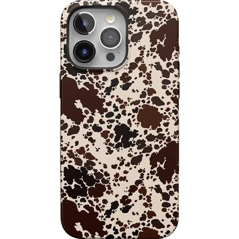 Cowgirl Envy | Cow Print Case iPhone Case get.casely Bold + MagSafe® iPhone 15 Pro Max
