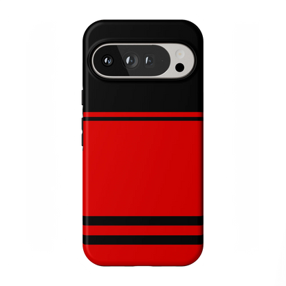 Go Canes | Black & Red Striped Case - Google Pixel 9 Pro XL