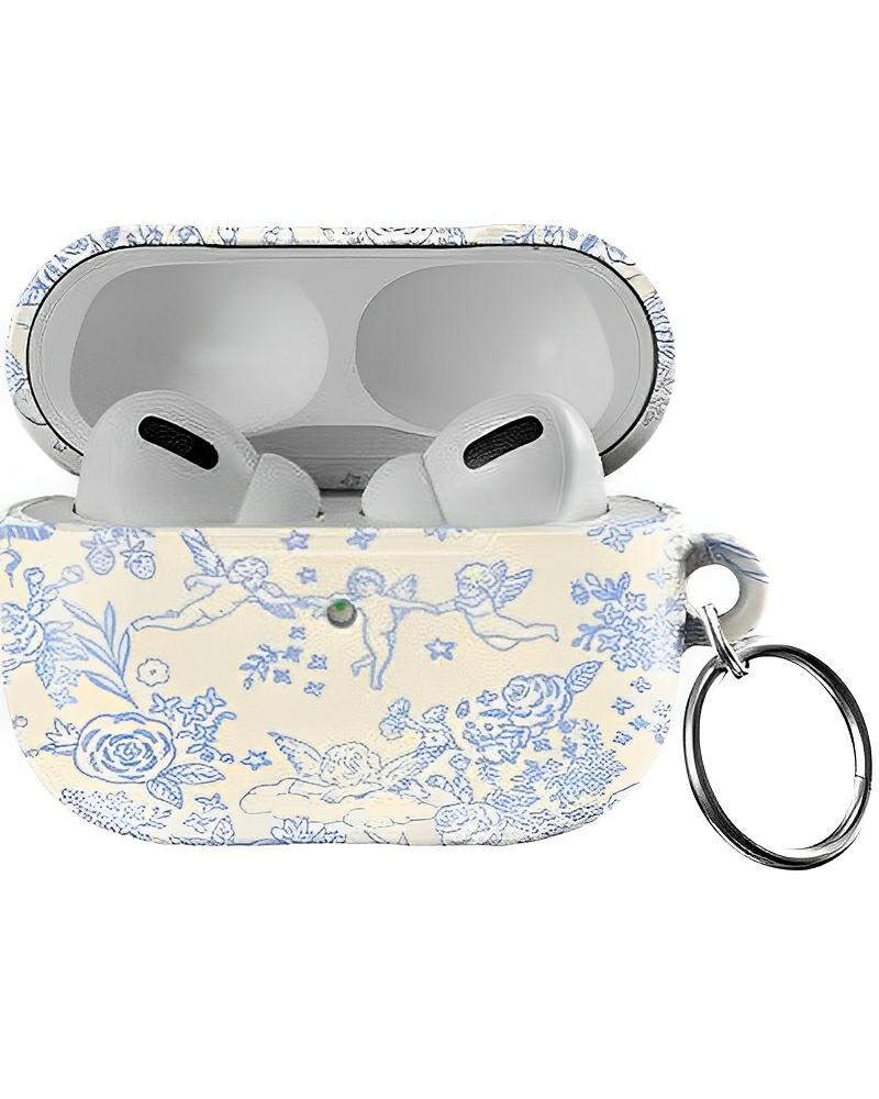 Cupid's Canvas | Periwinkle Floral AirPods Case AirPods Case Casetry AirPods Pro Case