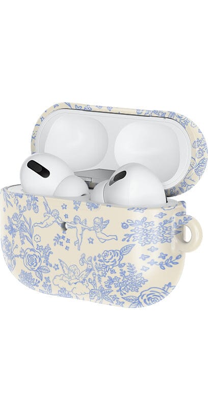 Cupid's Canvas | Periwinkle Floral AirPods Case AirPods Case Casetry