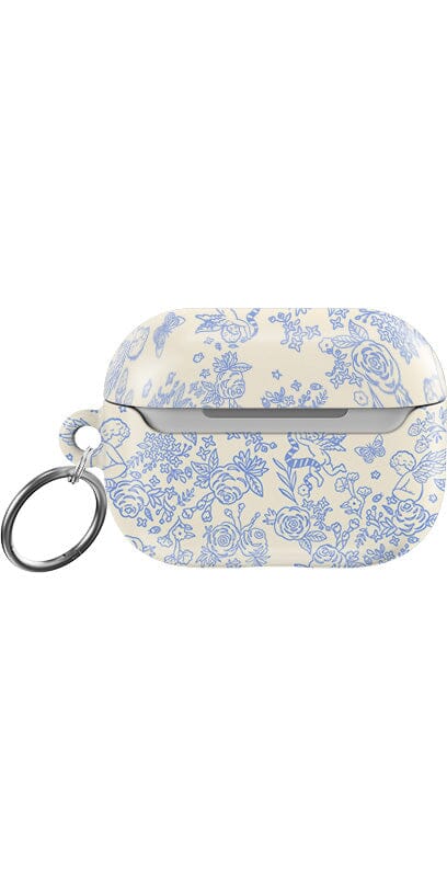 Cupid's Canvas | Periwinkle Floral AirPods Case AirPods Case Casetry
