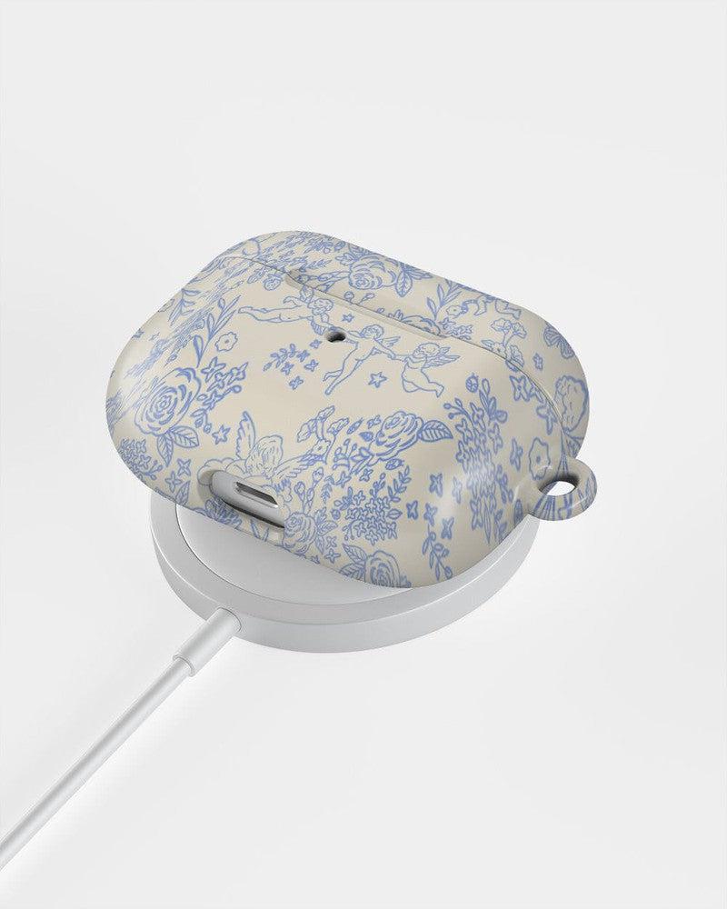 Cupid's Canvas | Periwinkle Floral AirPods Case AirPods Case Casetry
