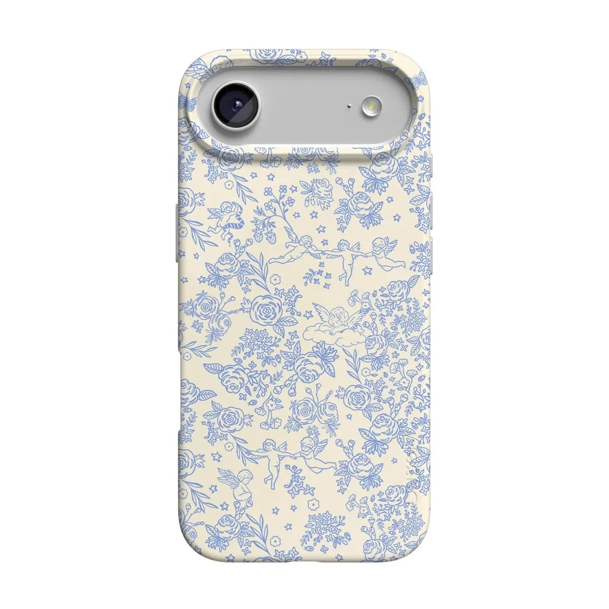 Cupid's Canvas | Periwinkle Floral Case Phone Case Casetry Classic + MagSafe® iPhone 17 Air
