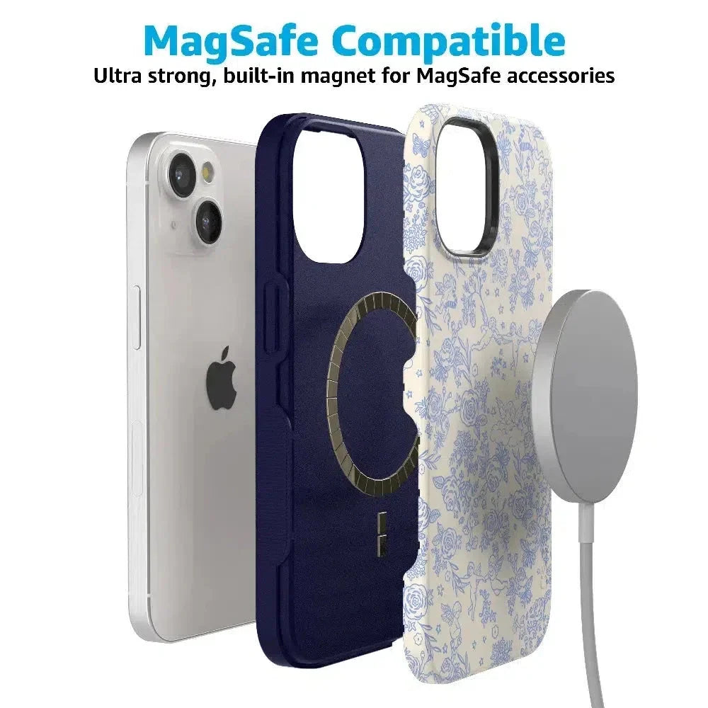 Cupid's Canvas | Periwinkle Floral Case Phone Case Casetry