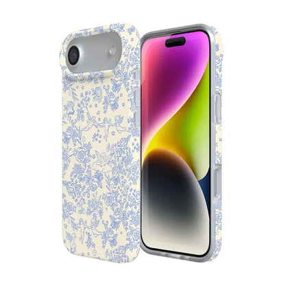 Cupid's Canvas | Periwinkle Floral Case Phone Case Casetry