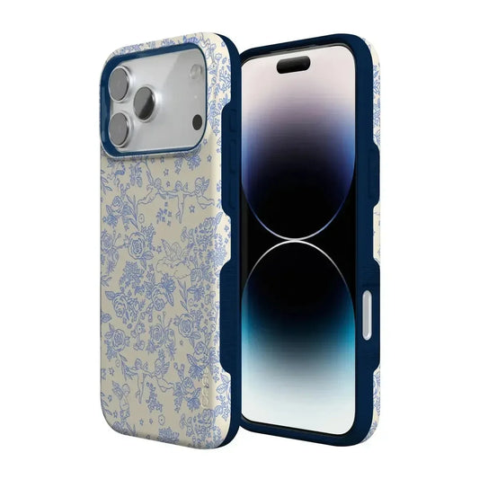 Cupid's Canvas | Periwinkle Floral Case Phone Case Casetry